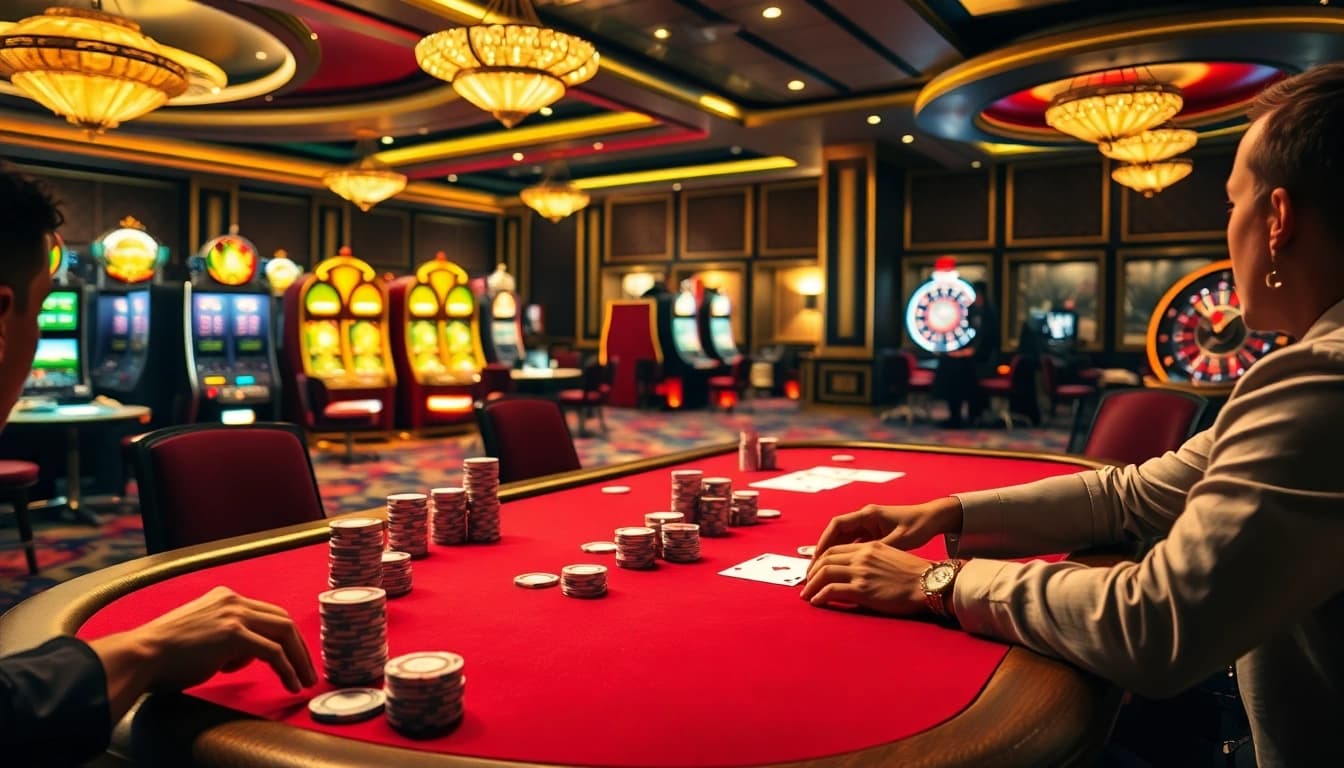 Vivez l'excitation de meilleur casino en ligne france avec un jeu de poker tendu et des machines à sous vibrantes.