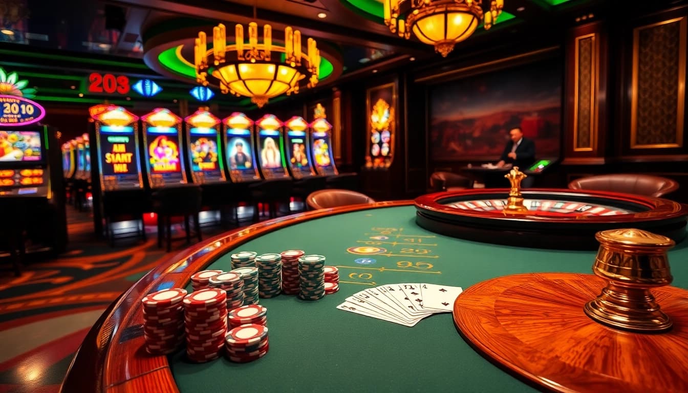Découvrez l'excitation de meilleur casino en ligne france avec des tables de poker vibrantes et des roues de roulette tournantes.