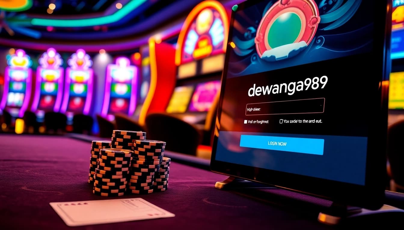 Terlibat dalam pengalaman login DEWANAGA89 melalui visual permainan kasino yang hidup.