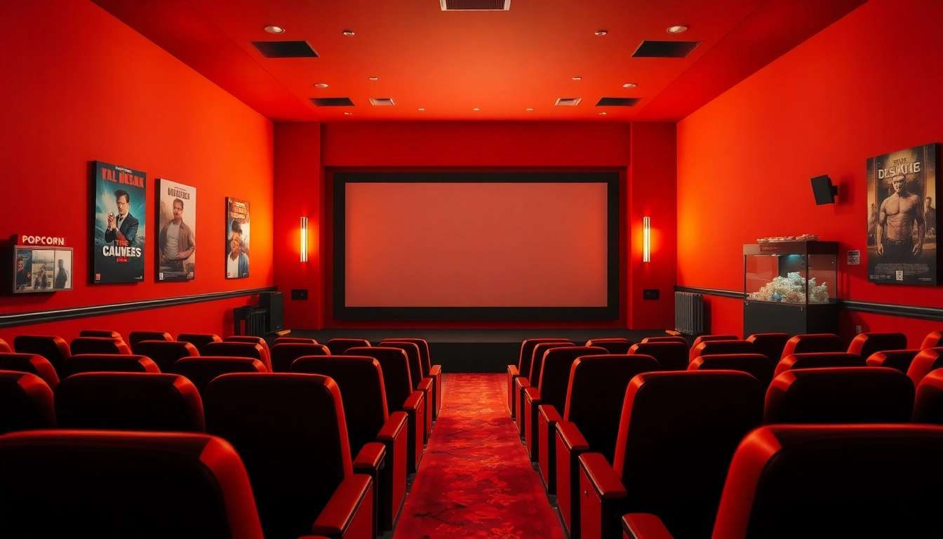 ดูหนัง ในโรงภาพยนตร์ที่มีความอบอุ่นและบรรยากาศที่น่าสบาย