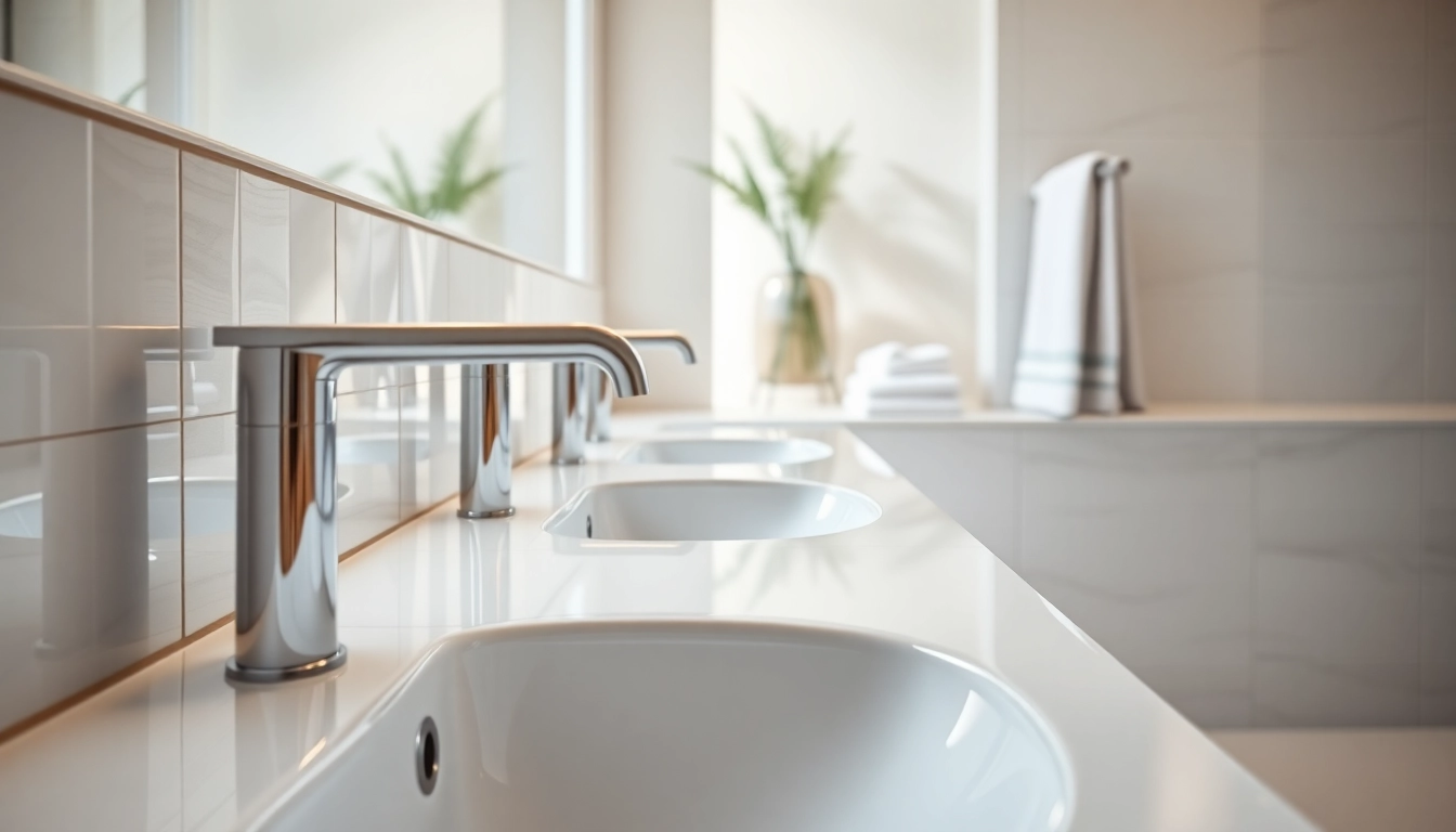 Sanitärinstallationen durch sonni sanitär GmbH in einem modernen Badezimmer.