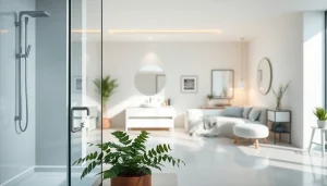 Stilvolle Badezimmerprodukte von sonni sanitär GmbH in moderner Umgebung präsentieren