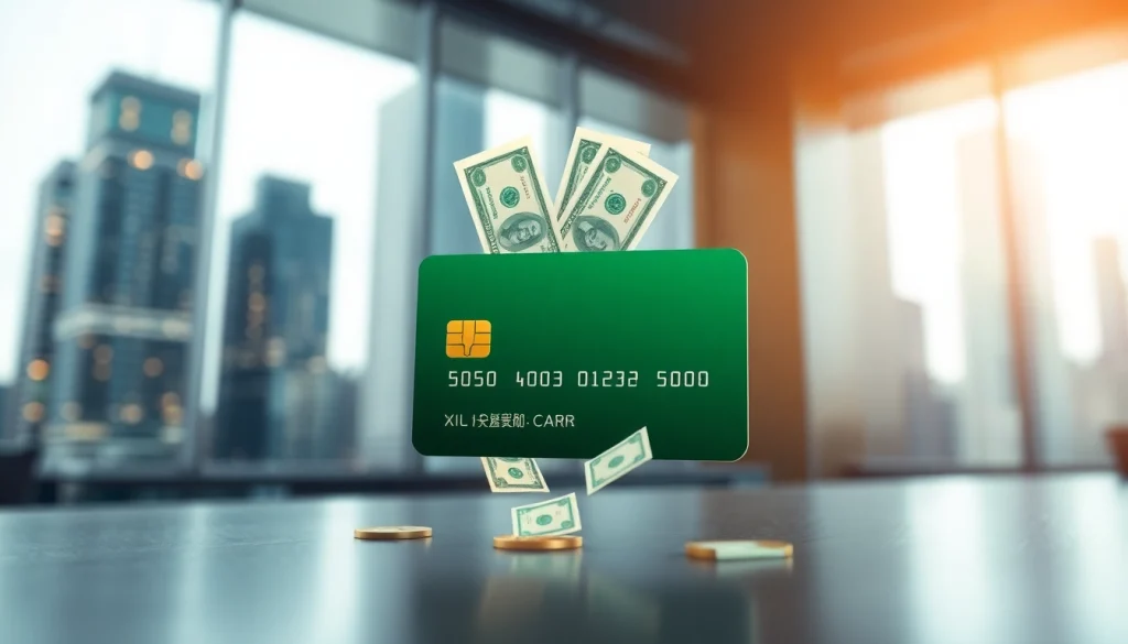 카드깡으로 현금이 흘러나오는 신용카드의 인포그래픽