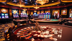 Players strategizing in a lavish casino setting featuring a hentai game design element.