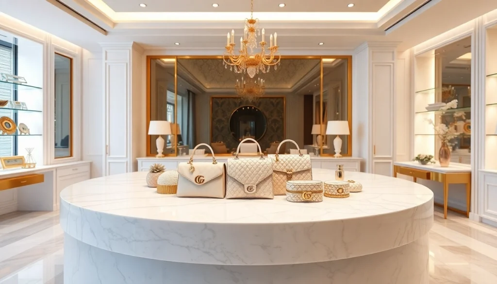 레플리카사이트에서 고퀄리티 명품 모형을 보여주는 세련된 쇼핑몰