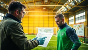 โปรแกรมบอล สำหรับการฝึกอบรมผู้รักษาประตูในสนามกีฬา