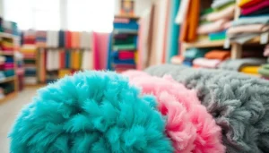 Bekijk mooie fleece stof per meter in verschillende kleuren en texturen.