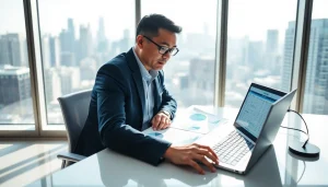 Conducting a Bid-No-Bid Analysis in a bright office environment