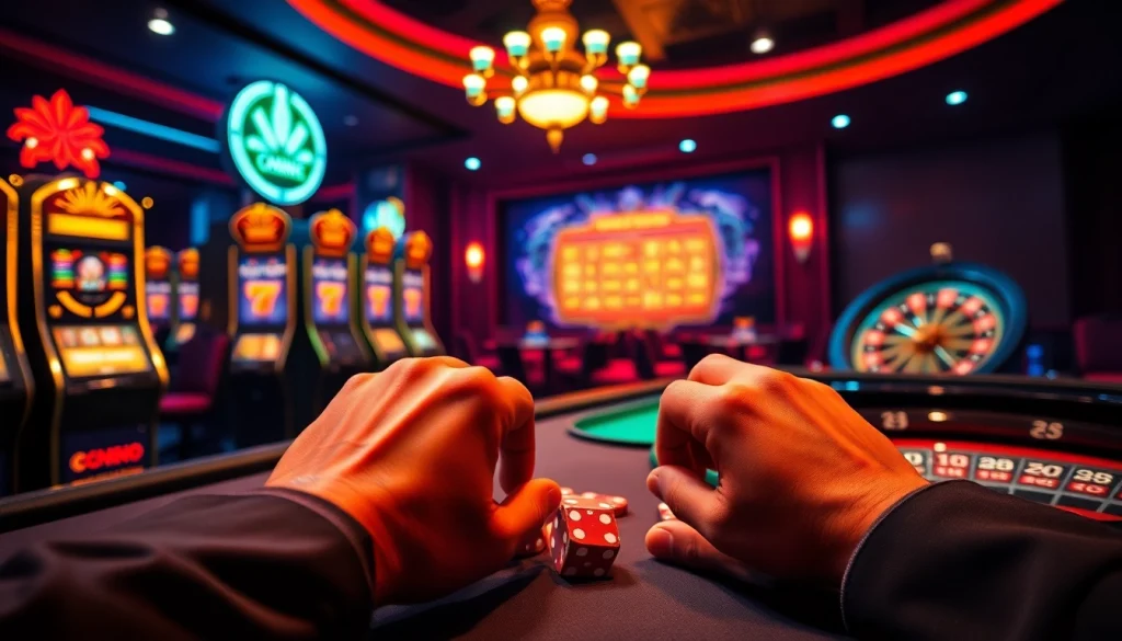 Vivez l'excitation du meilleur casino en ligne en France avec des tables luxueuses et des éléments de jeu dynamiques.
