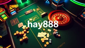 Experience thrilling gaming action with hay888 at our vibrant casino tables and exciting betting options.