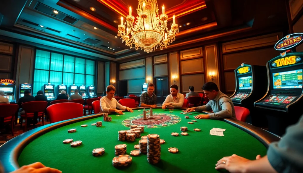 Vivez l'excitation du meilleur casino en ligne France avec des jeux de poker à enjeux élevés et une atmosphère vibrante.