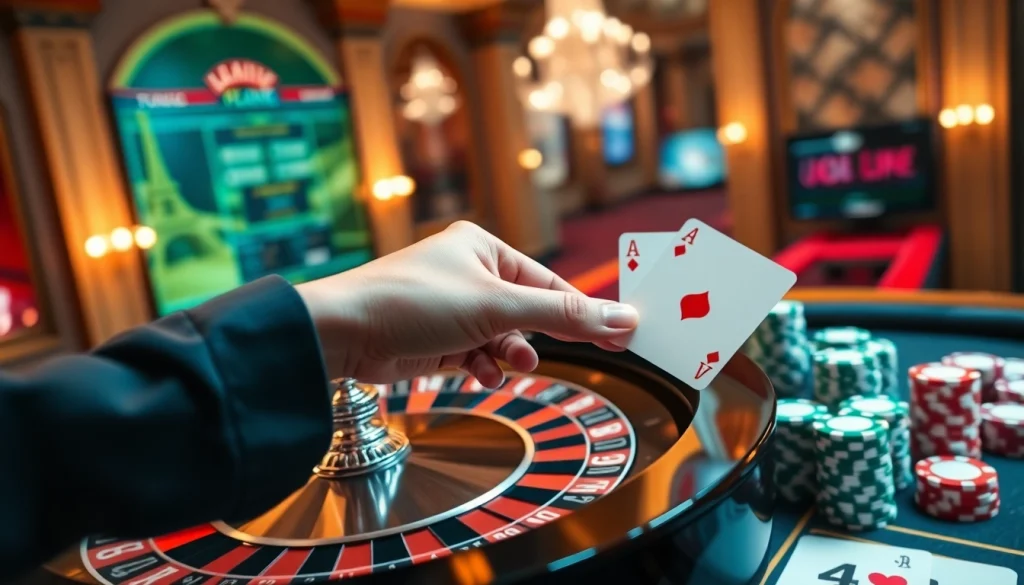 Vivez l'excitation avec la roulette virtuelle et les jetons de poker au casino en ligne France.