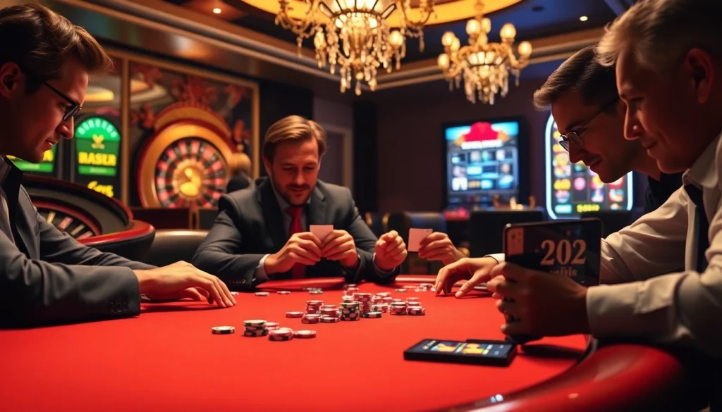 Vivez l'excitation au meilleur casino en ligne France avec des visuels vibrants de poker, de roulette et de machines à sous.