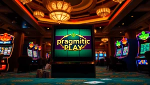Experience thrilling gameplay with slot pragmatic play in a luxurious casino atmosphere filled with excitement.