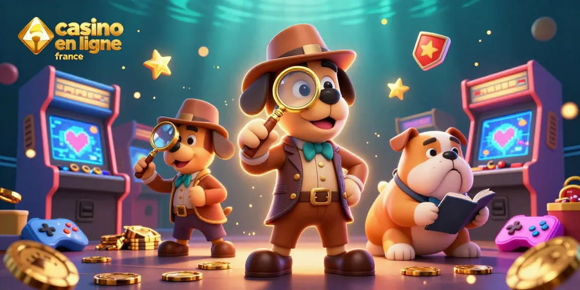 jouez et gagnez sur casino en ligne france avec des personnages au poker, jeux colorés et éléments de casino