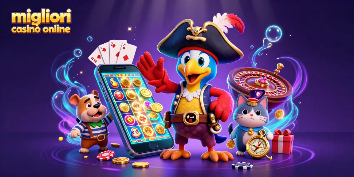 Gioca ai migliori casinò online con avventurosi personaggi e giochi emozionanti.