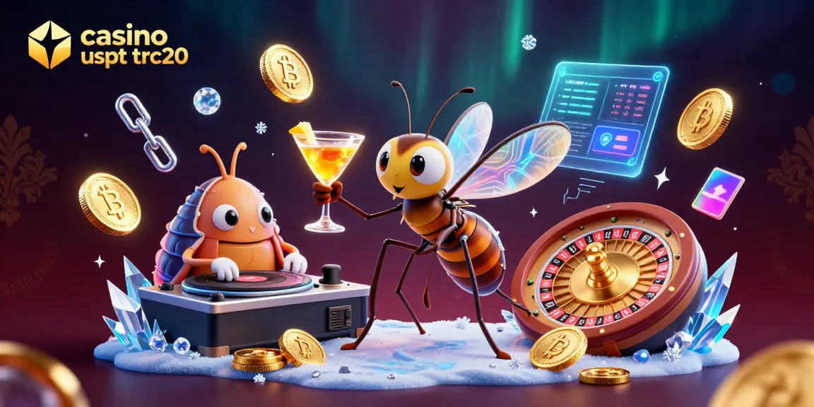 Scopri il casino usdt trc20 mentre il mosquito mascotte sorseggia un cocktail d'oro in un'avventura di gioco.