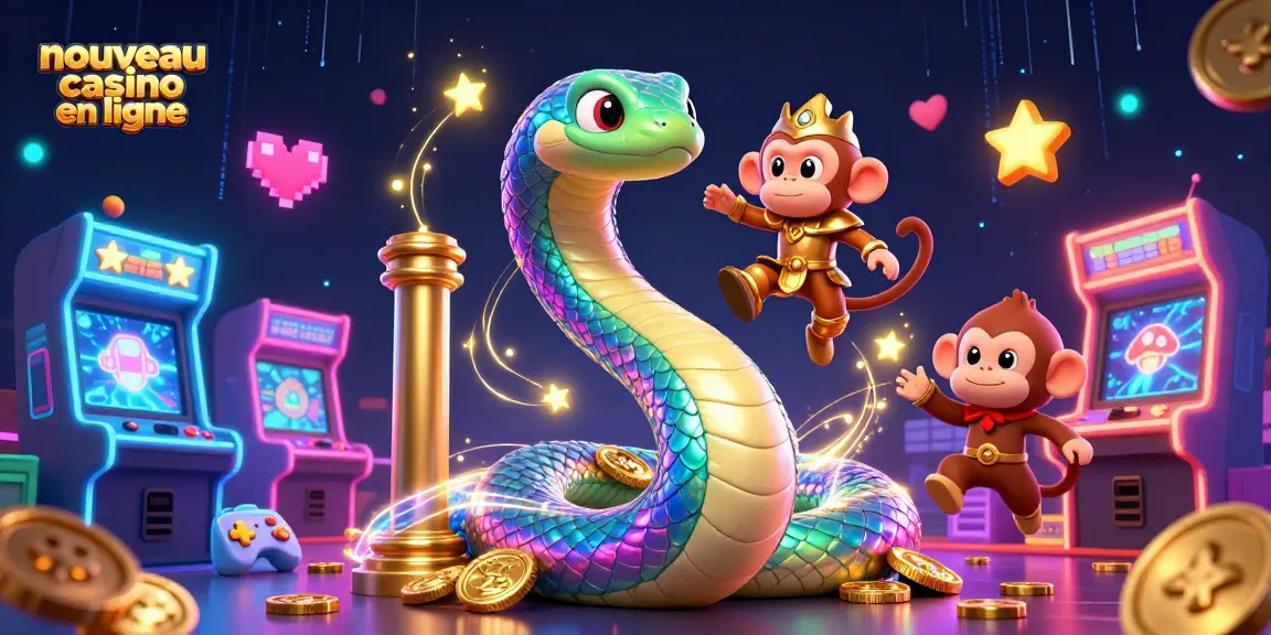 Découvrez les merveilles du nouveau casino en ligne avec une illustration animée magique.
