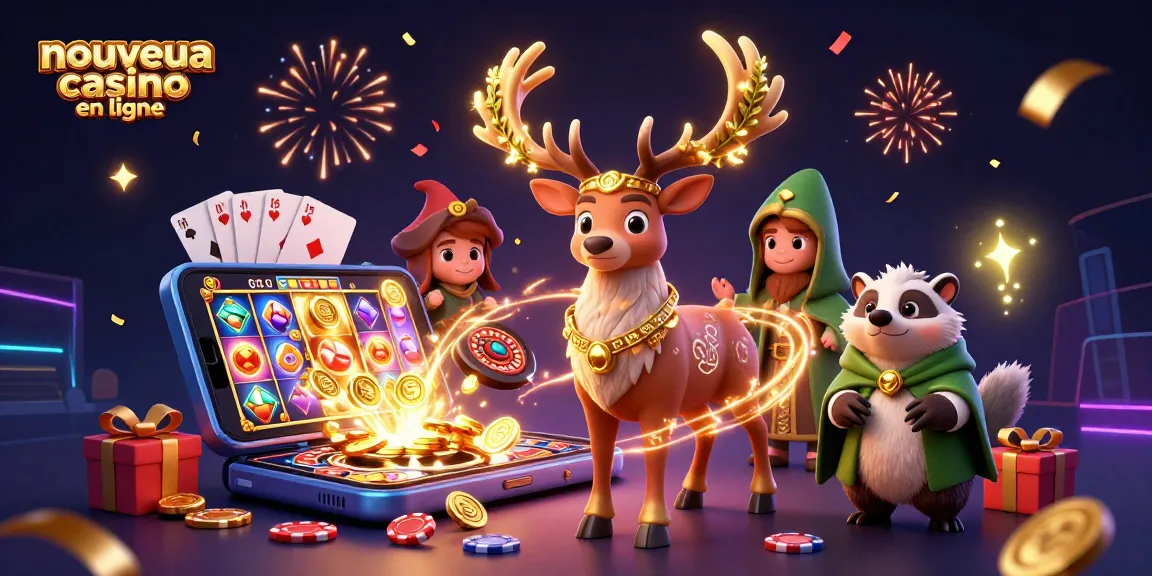 Jouez dans un nouveau casino en ligne et gagnez avec des machines à sous colorées et des cartes de casino.