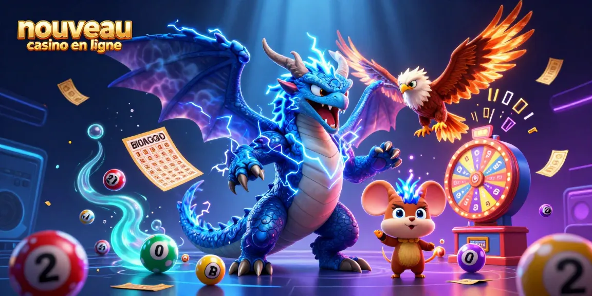 Plongez dans l'univers du nouveau casino en ligne avec des personnages de jeux dynamiques.