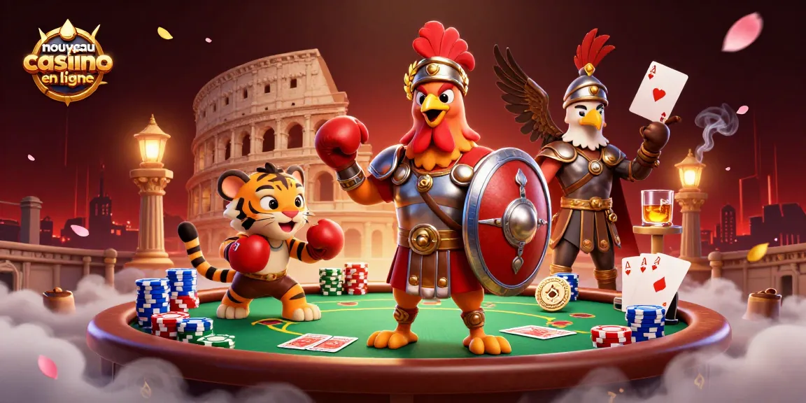 jouez au nouveau casino en ligne avec un héros gladiateur et des éléments de jeu captivants