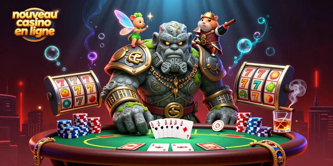 Découvrez un nouveau casino en ligne avec une scène dynamique remplie de magie, de jeux de poker et de jackpots scintillants.
