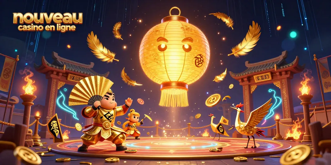 Gagner sur un nouveau casino en ligne grâce à cette illustration dynamique et captivante de jeux de casino.