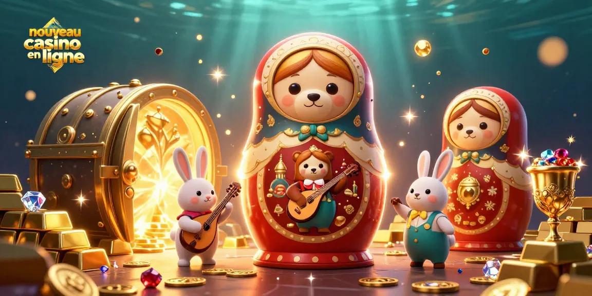 Profitez du nouveau casino en ligne avec des personnages colorés et des éléments de jeu captivants.
