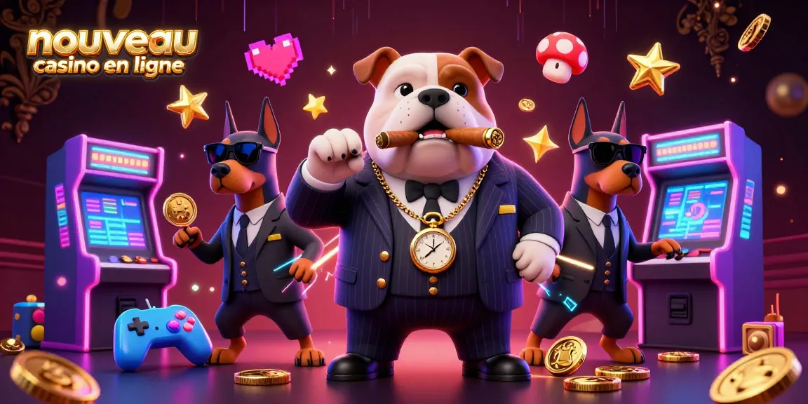 Découvrez le nouveau casino en ligne avec un bulldog mafieux et deux Dobermans, dans une ambiance de jeux captivants.