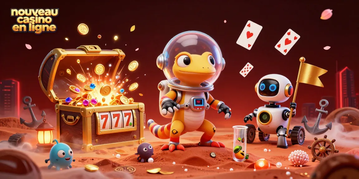 Jouez au nouveau casino en ligne avec un gecko martien et une ambiance magique.