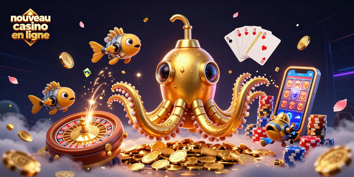 Expérience immersive avec le nouveau casino en ligne, plongée dans une mer de pièces d'or et de bonus.